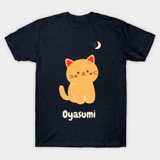 Oyasumi Orange Cat T-Shirt